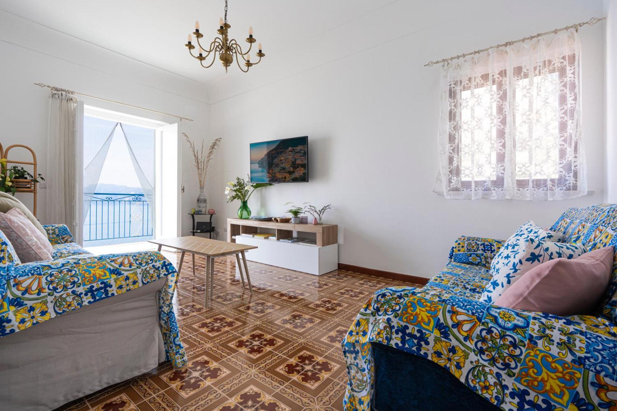 Mimi Junior Home, Central Sea View Apartment Praiano Exteriér fotografie